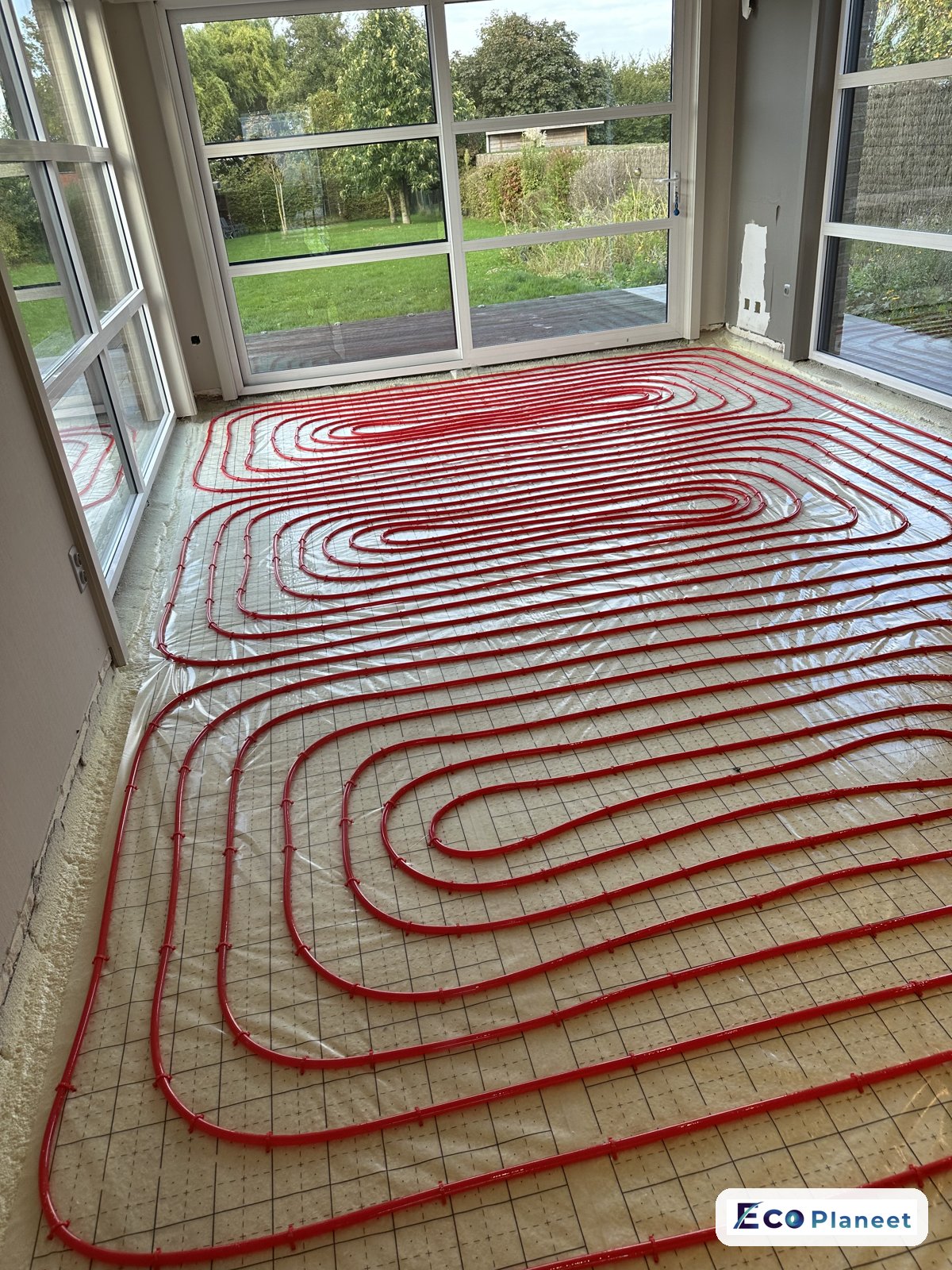 Vloerverwarming door Eco Planeet