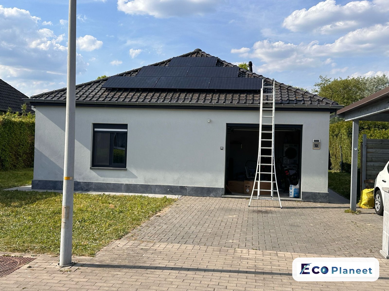 Zonnepanelen realisatie Eco Planeet