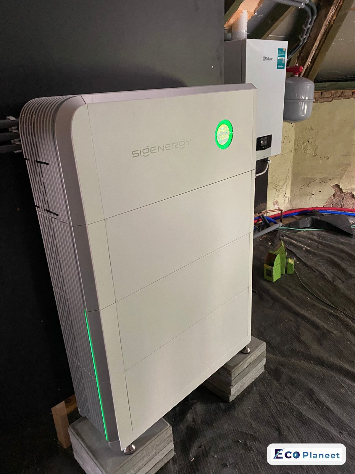 Thuisbatterij realisatie Eco Planeet