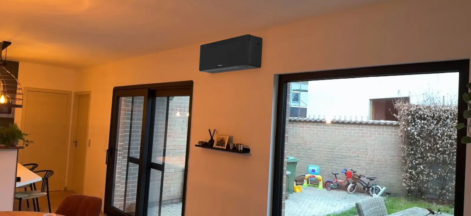 Airco binnenunit realisatie Eco Planeet