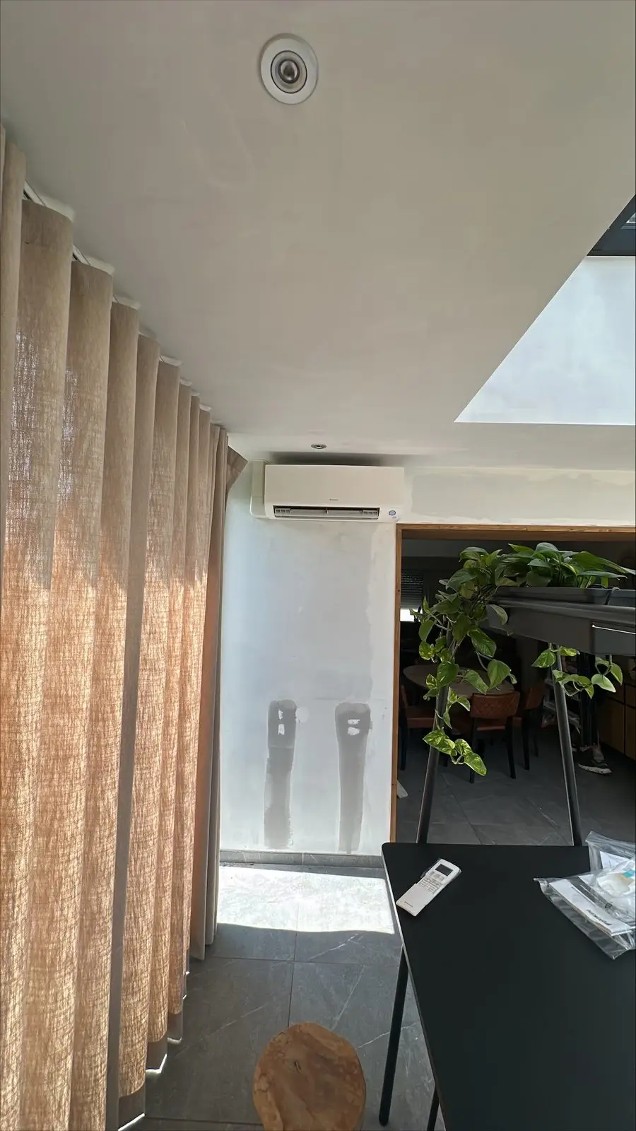Airco binnenunit realisatie Eco Planeet