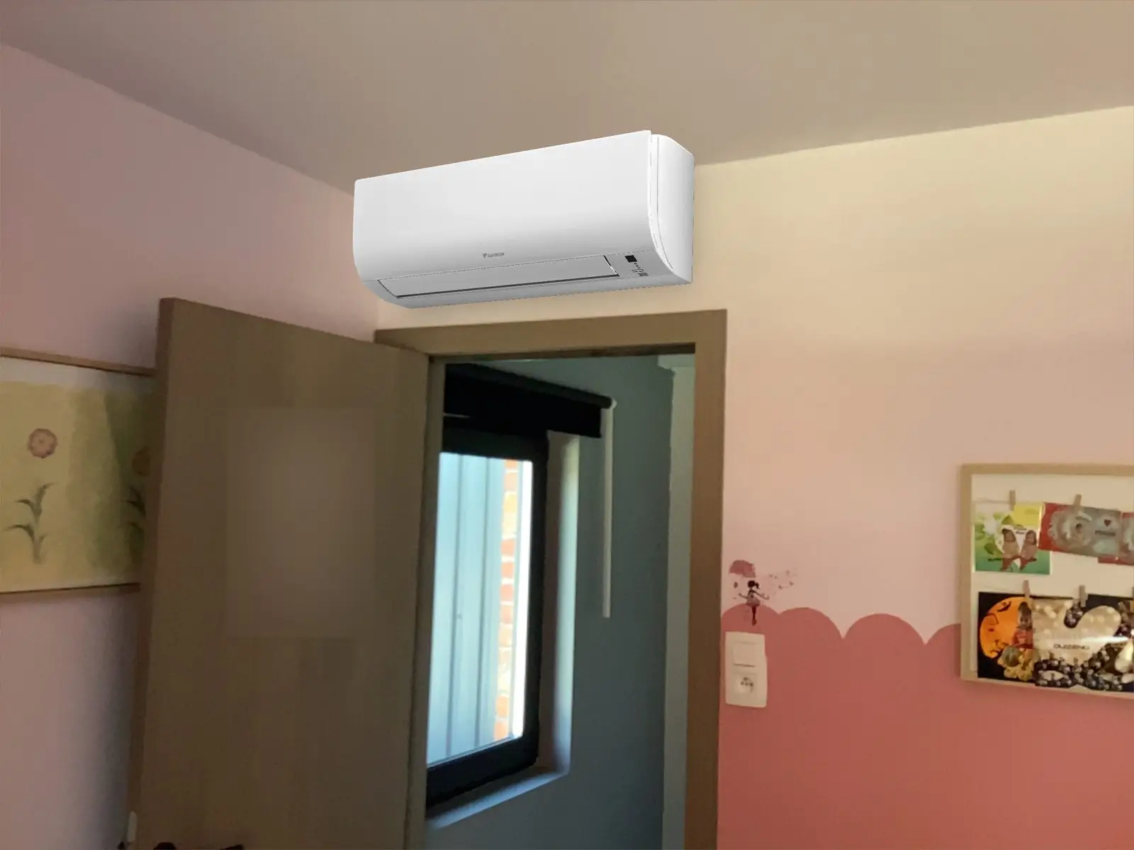 Airco binnenunit realisatie Eco Planeet