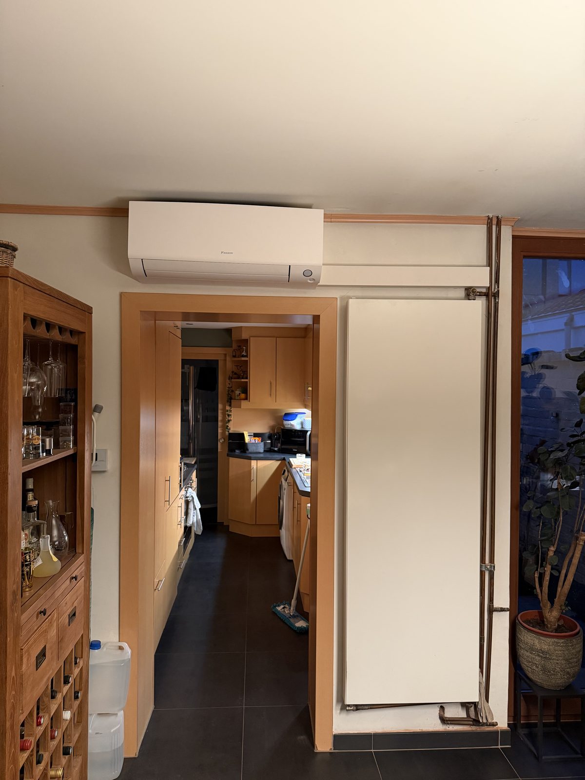 Airco binnenunit realisatie Eco Planeet
