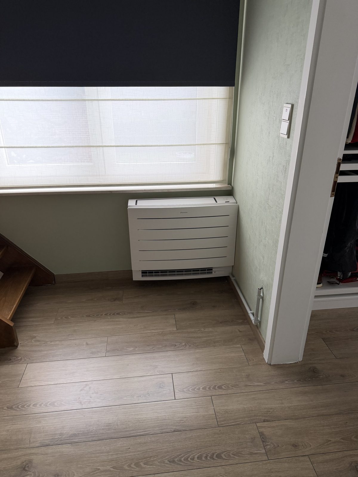 Airco binnenunit realisatie Eco Planeet