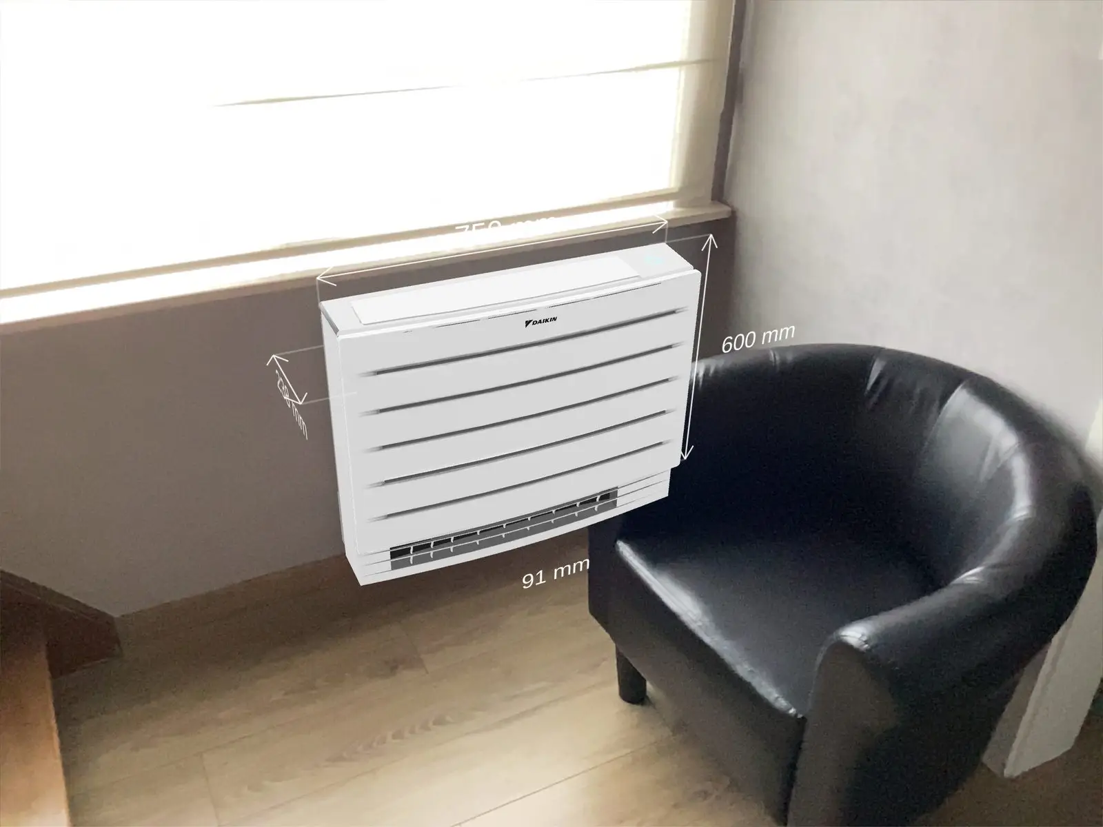 Airco binnenunit realisatie Eco Planeet