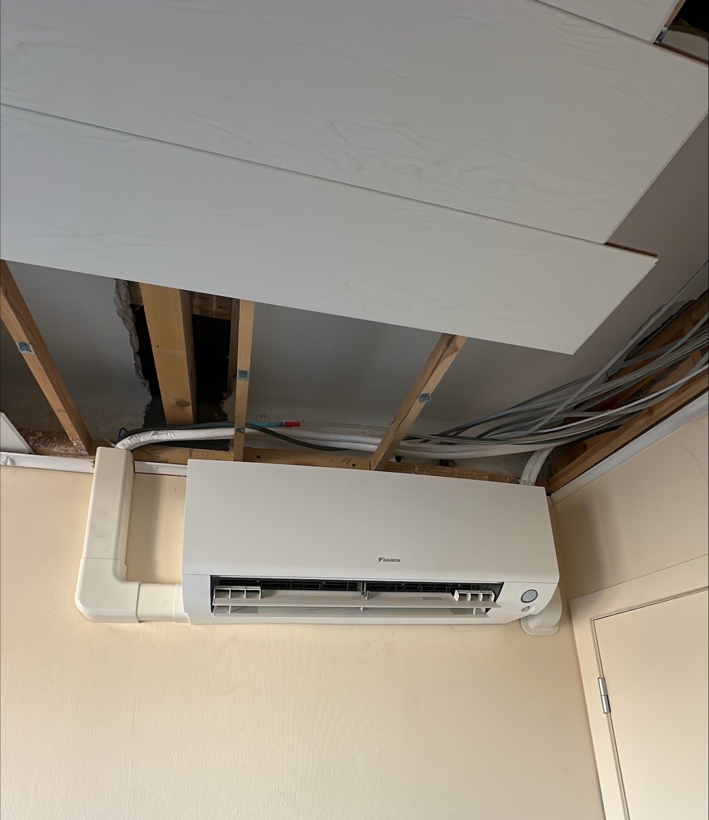 Airco binnenunit realisatie Eco Planeet