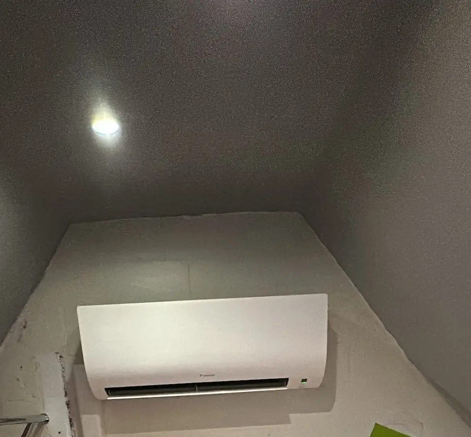 Airco binnenunit realisatie Eco Planeet