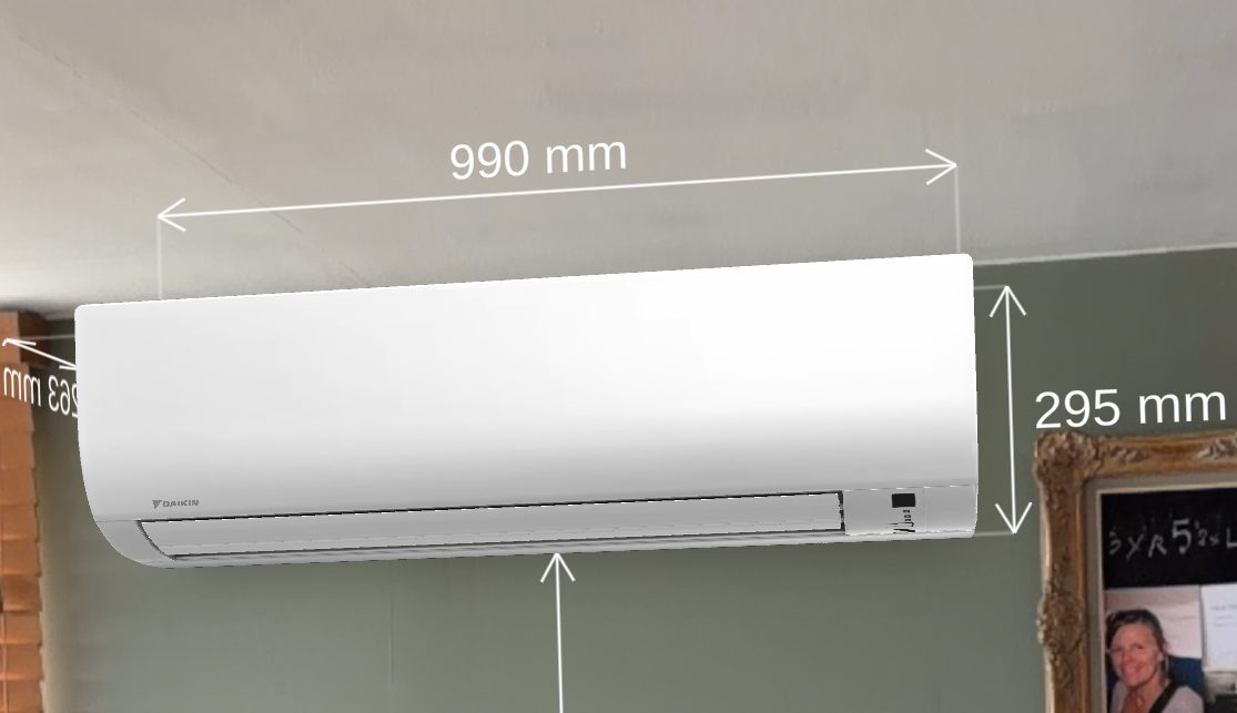 Airco binnenunit realisatie Eco Planeet