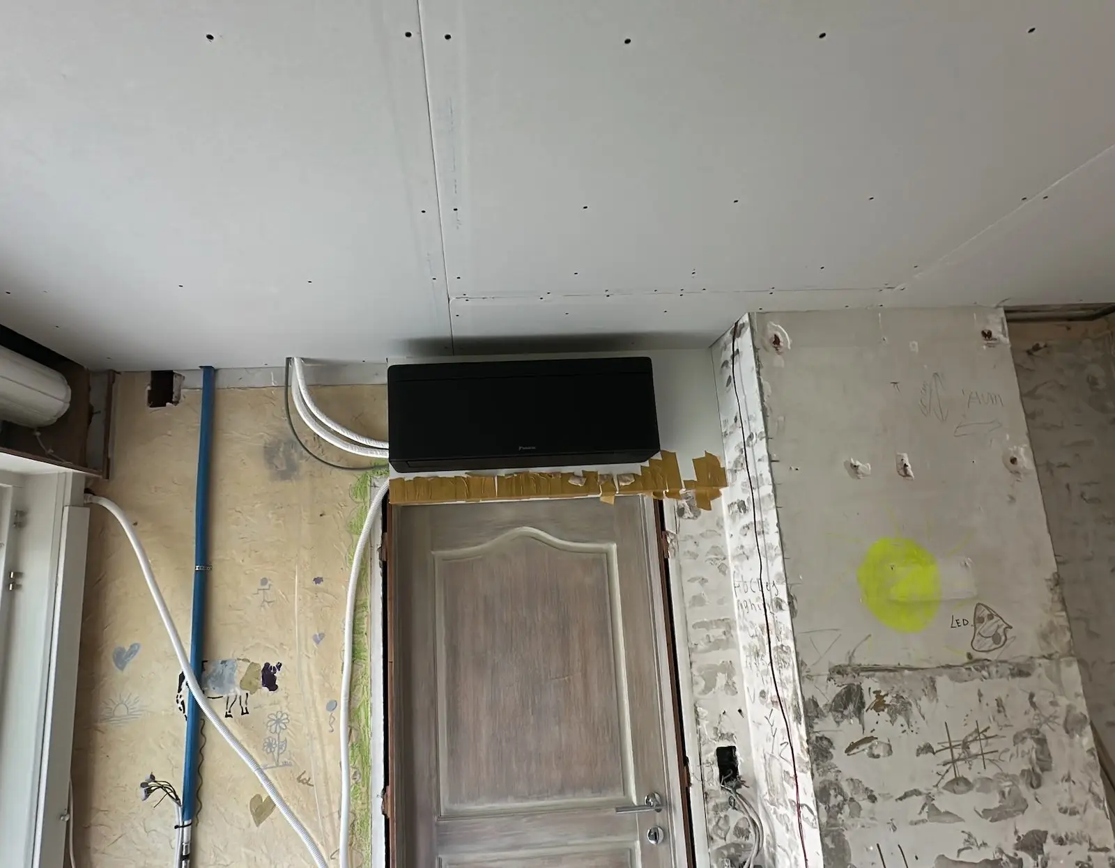 Airco binnenunit realisatie Eco Planeet