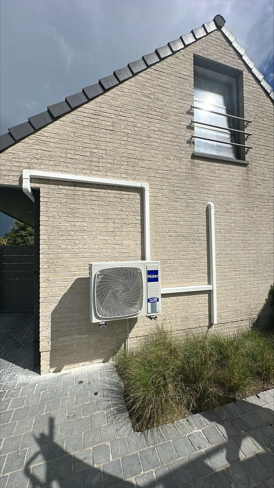 Airco buitenunit realisatie Eco Planeet