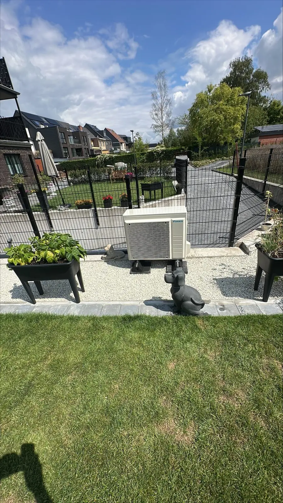 Airco buitenunit realisatie Eco Planeet