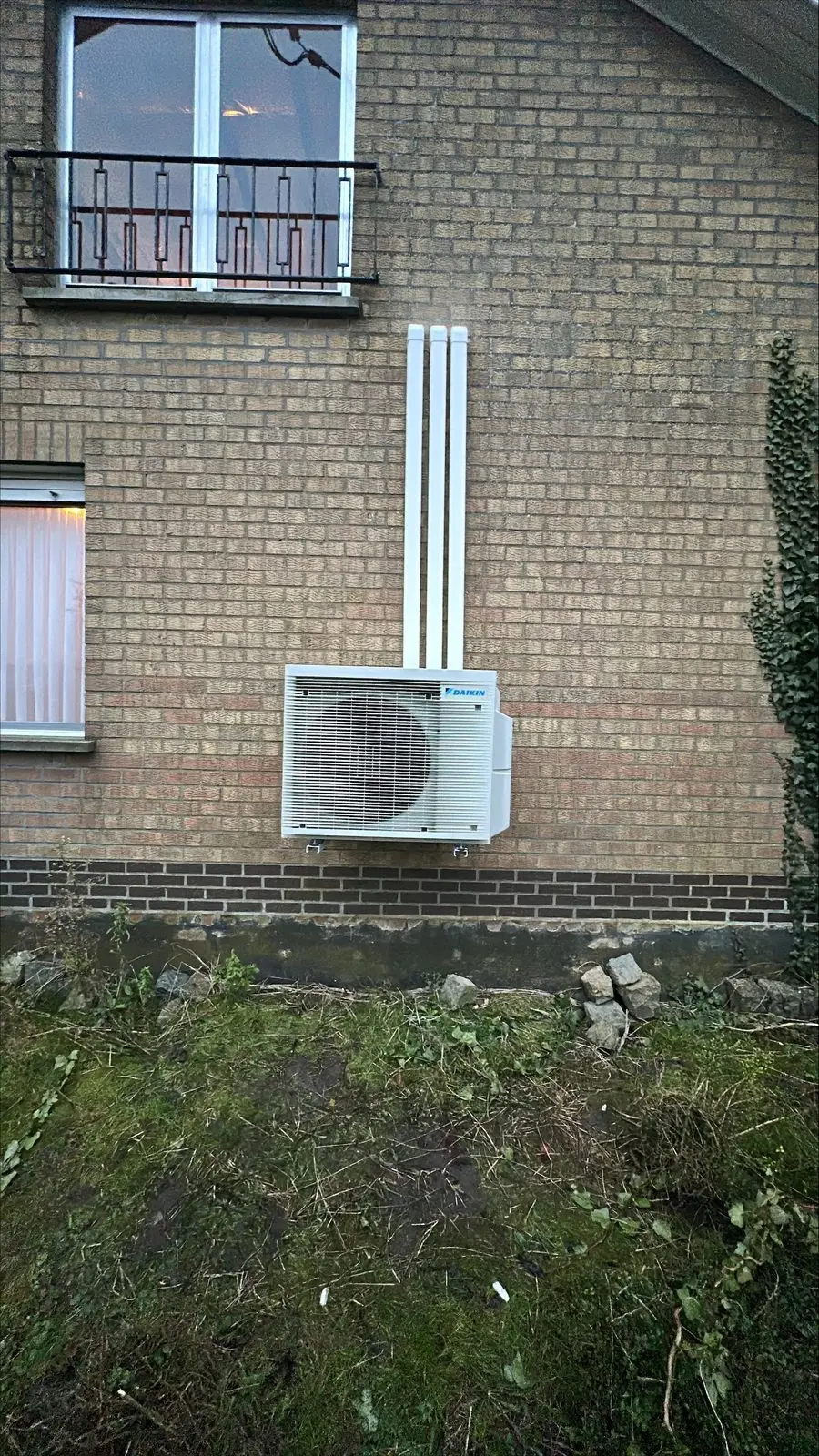 Airco buitenunit realisatie Eco Planeet