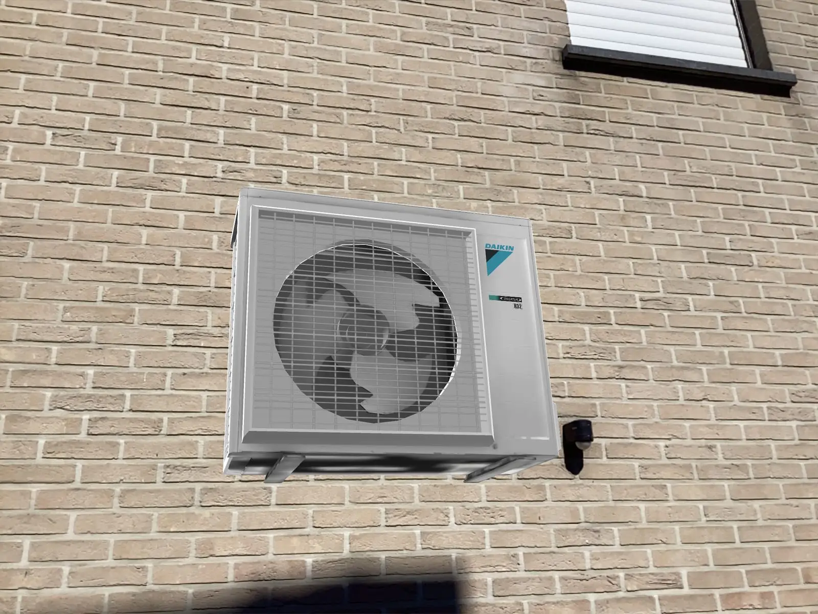 Airco buitenunit realisatie Eco Planeet