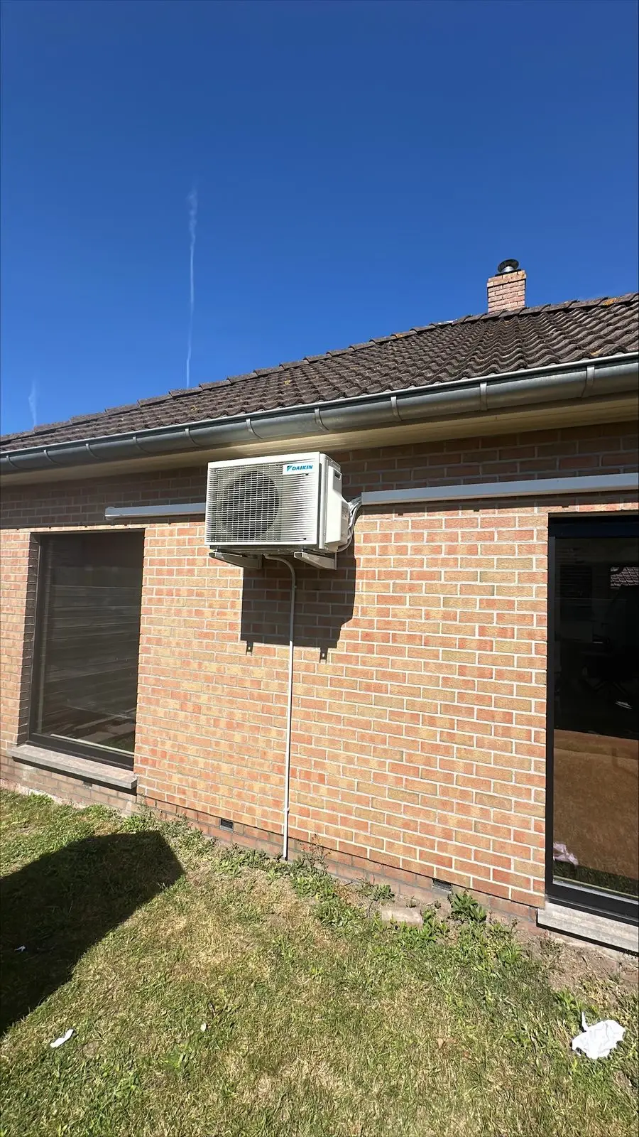 Airco buitenunit realisatie Eco Planeet