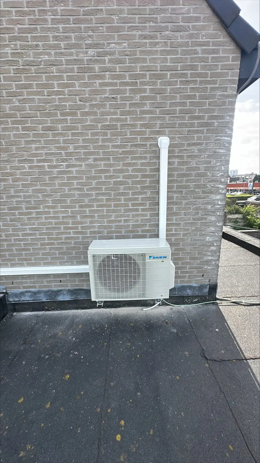 Airco buitenunit realisatie Eco Planeet