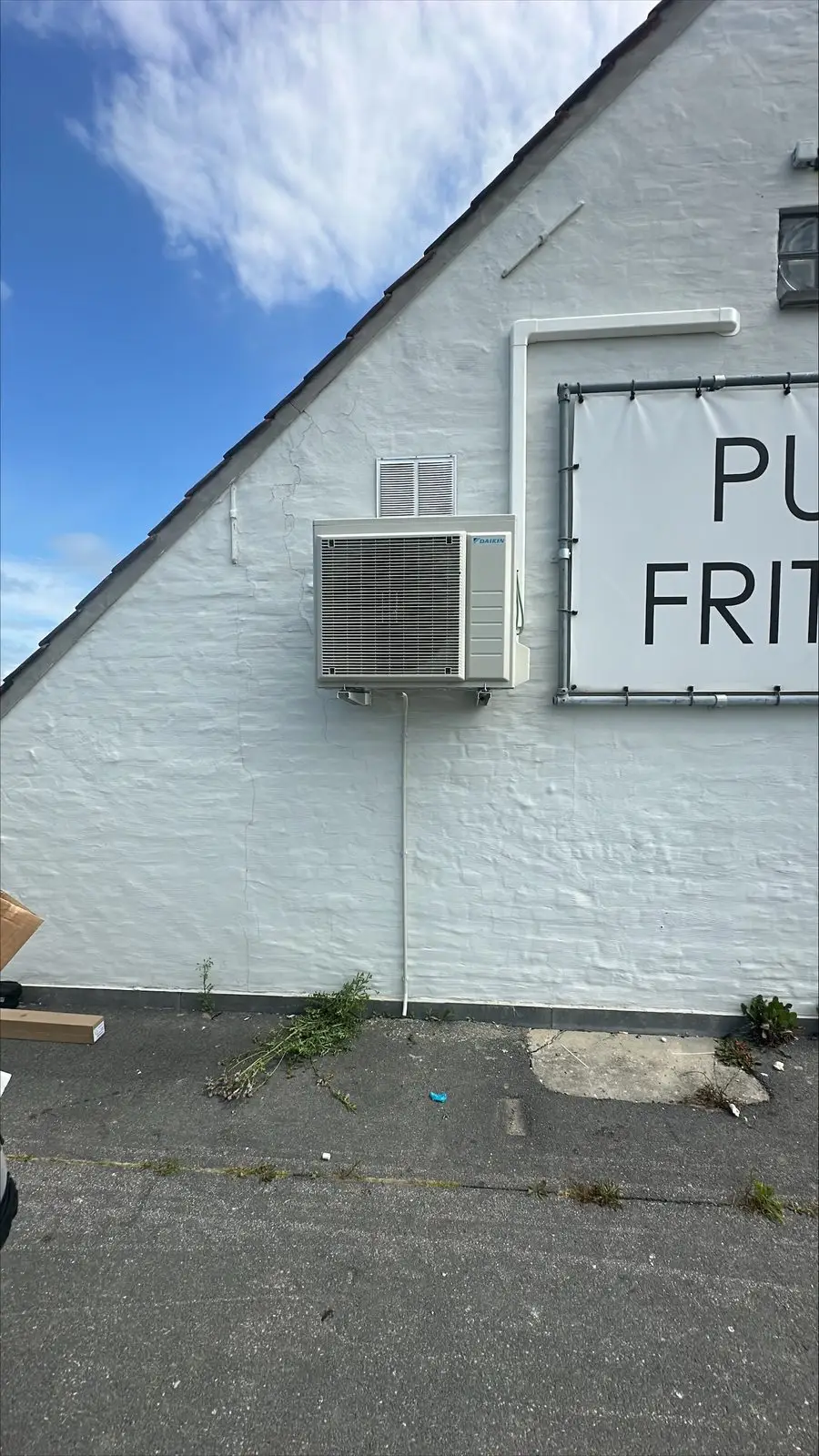 Airco buitenunit realisatie Eco Planeet