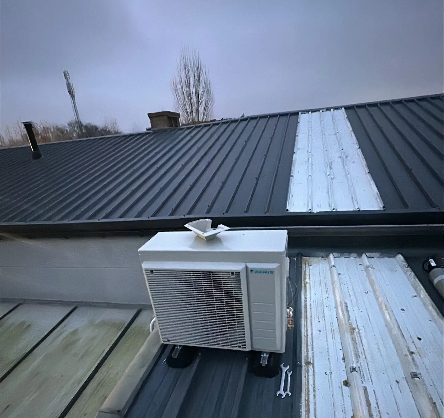 Airco buitenunit realisatie Eco Planeet