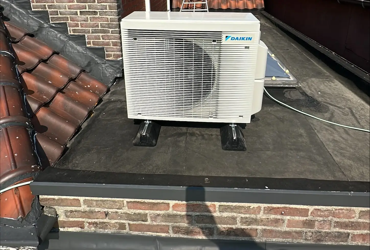 Airco buitenunit realisatie Eco Planeet