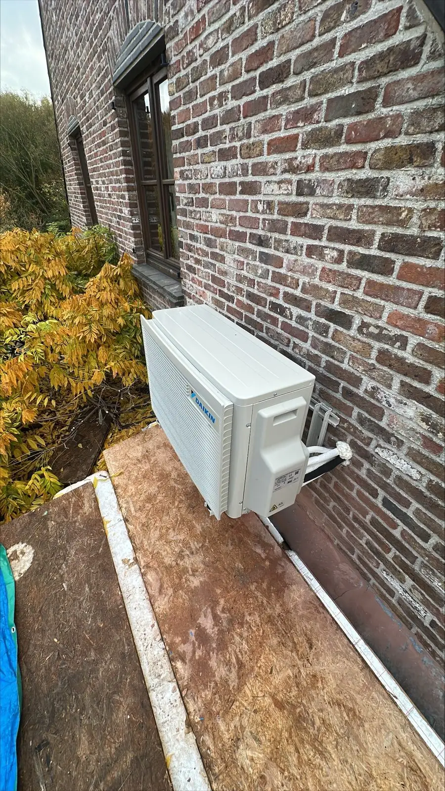 Airco buitenunit realisatie Eco Planeet