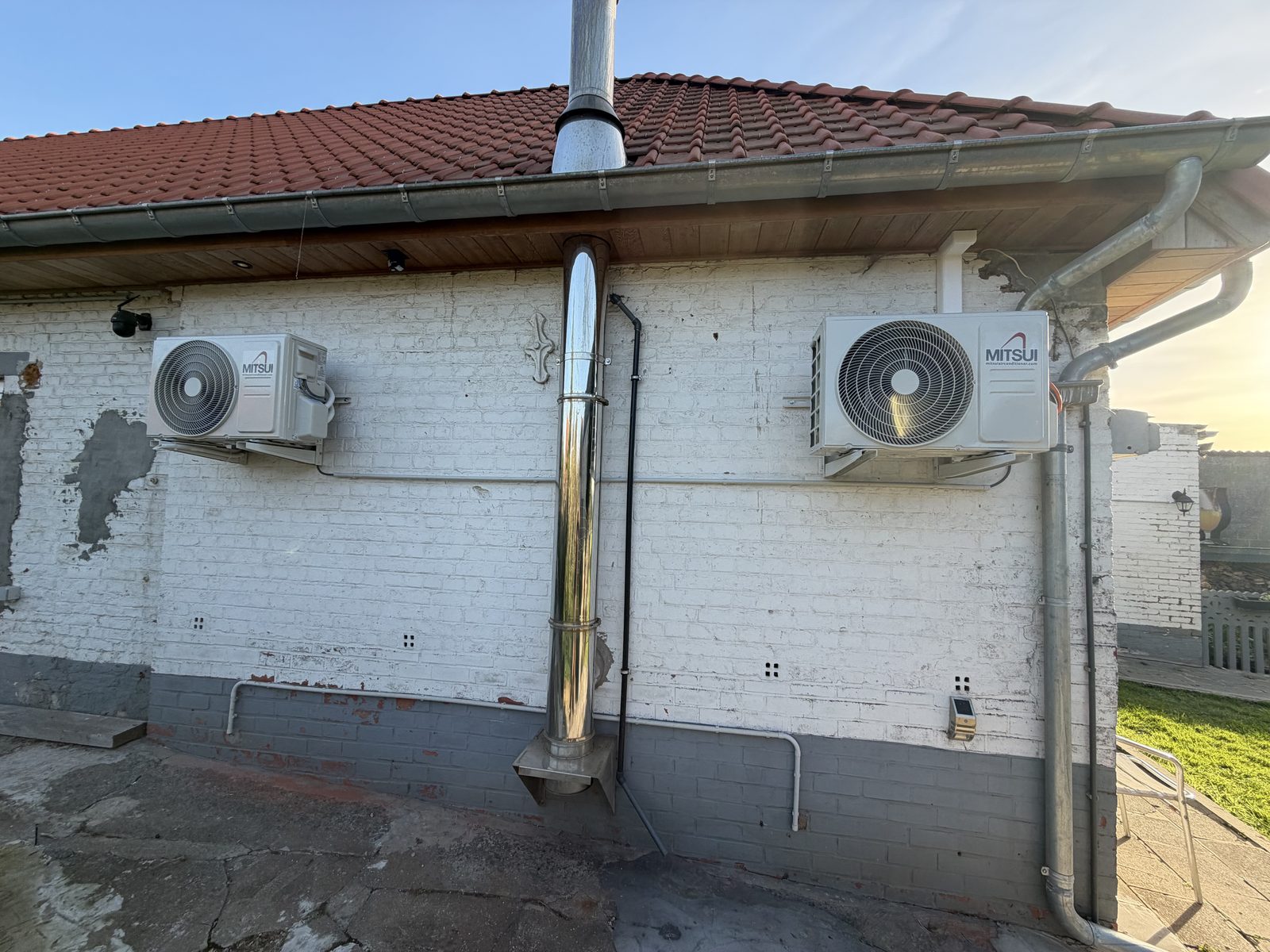 Airco buitenunit realisatie Eco Planeet