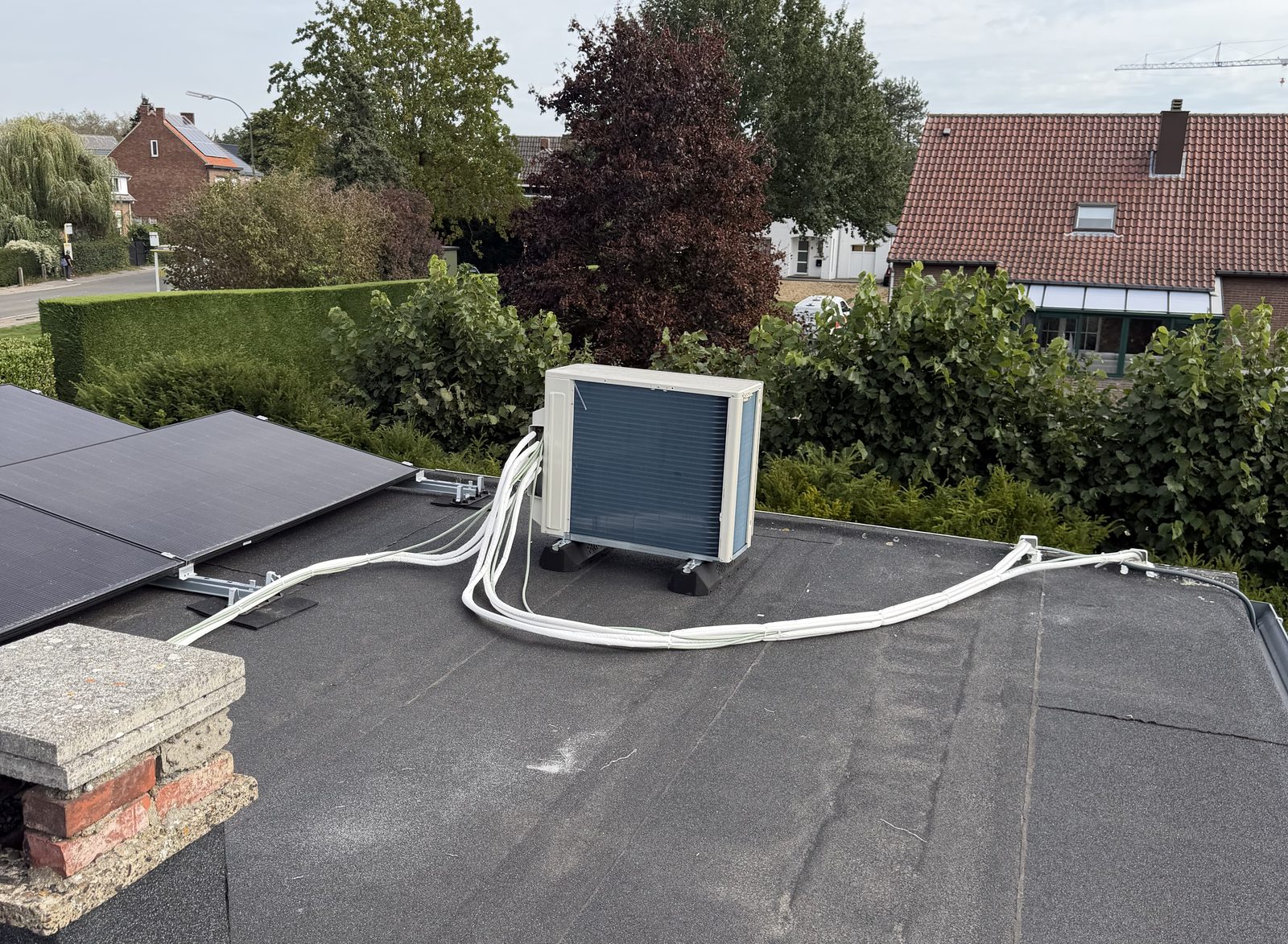 Airco buitenunit realisatie Eco Planeet
