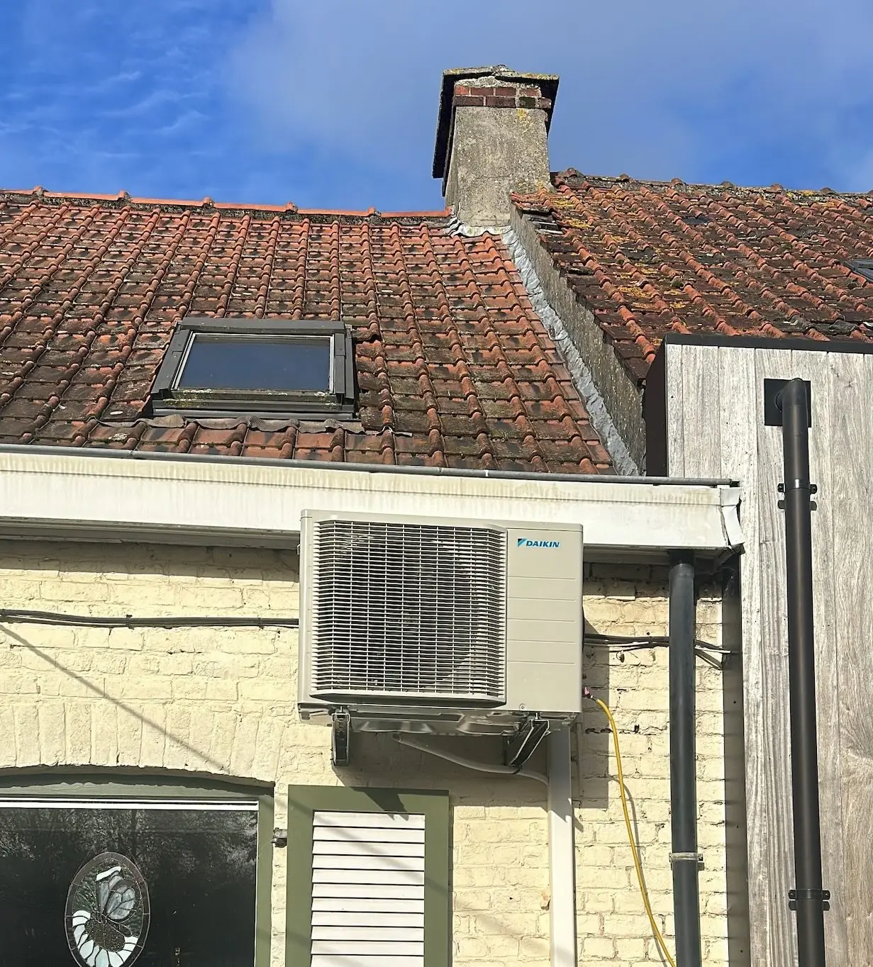 Airco buitenunit realisatie Eco Planeet