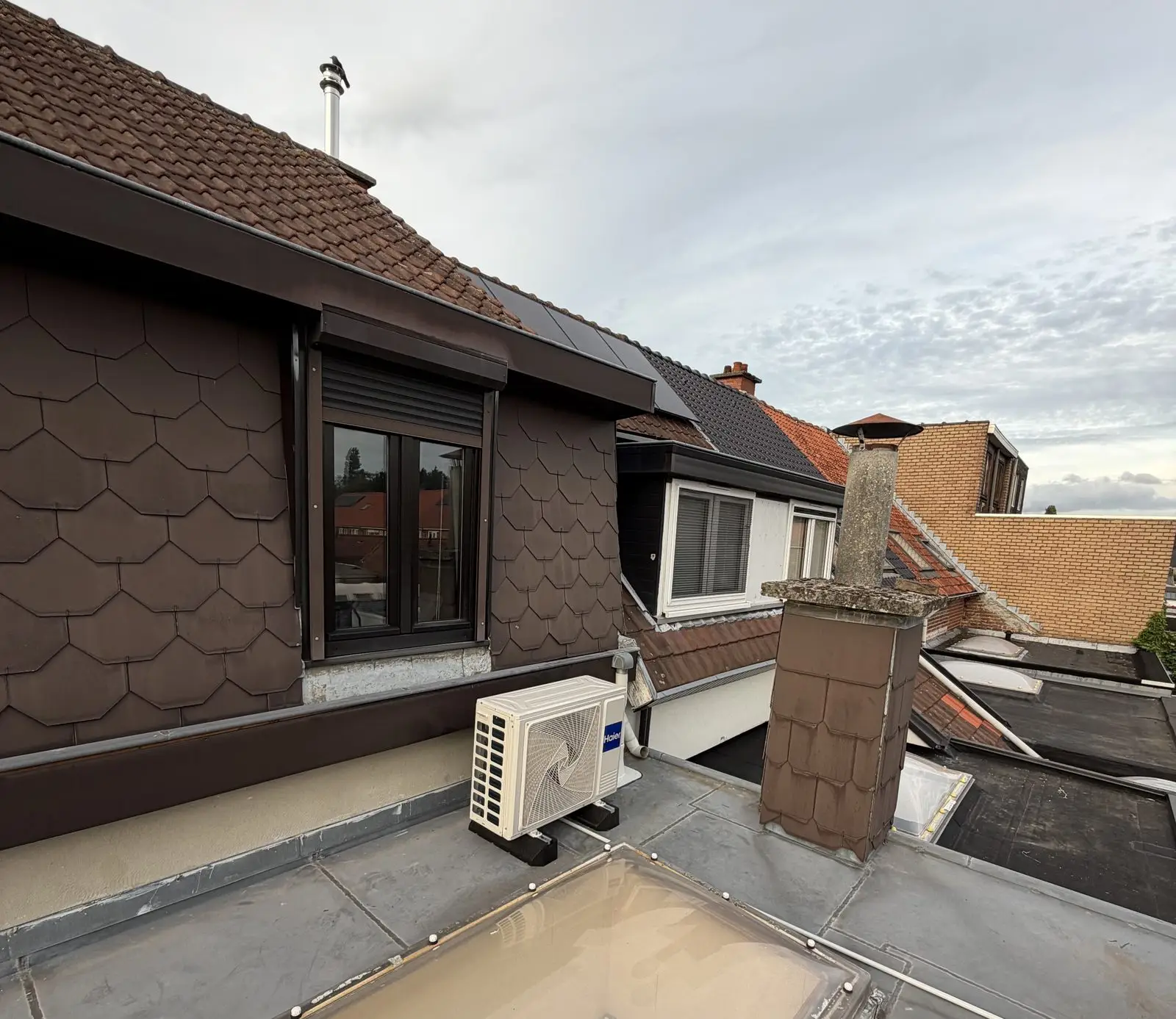 Airco buitenunit realisatie Eco Planeet