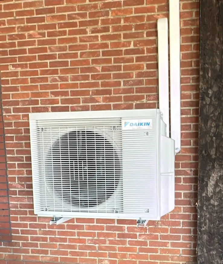 Airco buitenunit realisatie Eco Planeet