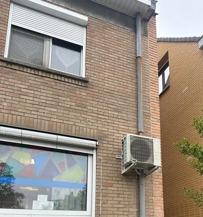 Airco buitenunit realisatie Eco Planeet