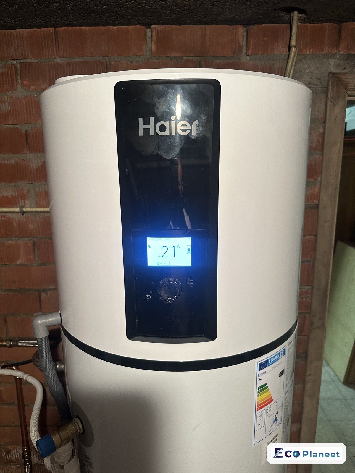 Warmtepompboiler – realisatie Eco Planeet