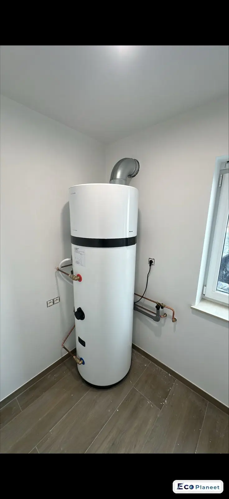 Warmtepompboiler – realisatie Eco Planeet