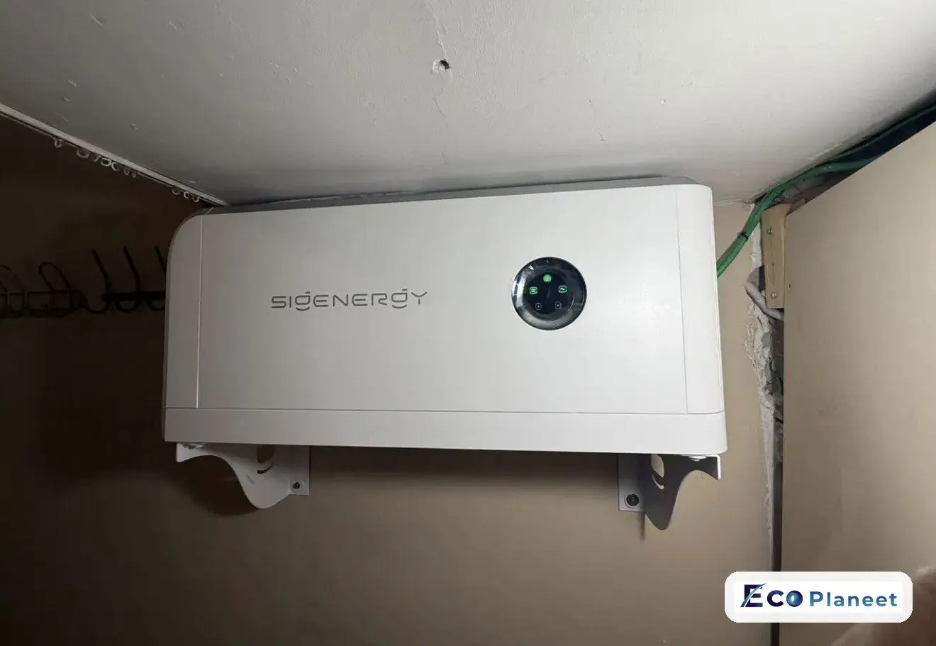 Thuisbatterij realisatie Eco Planeet