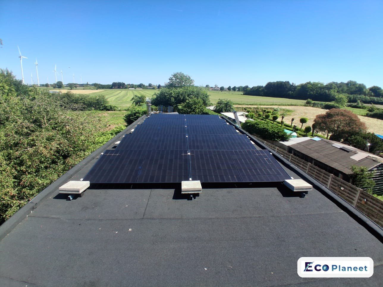 Zonnepanelen realisatie Eco Planeet