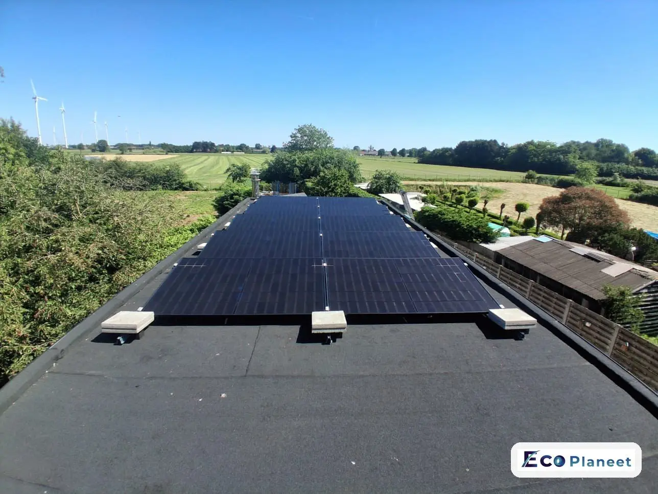 Zonnepanelen realisatie Eco Planeet